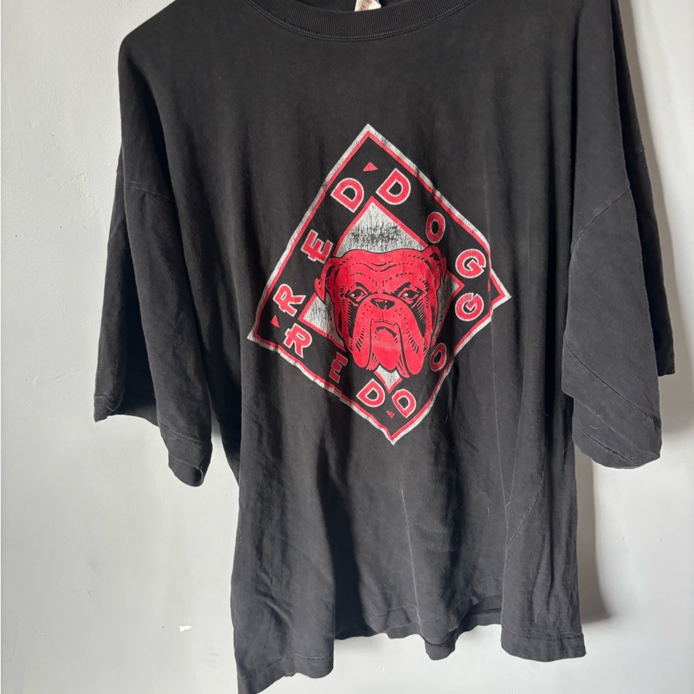 Red Doggo Black T-Shirt